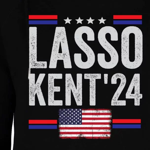 Lasso Kent 24 Funny Sports Womens Funnel Neck Pullover Hood