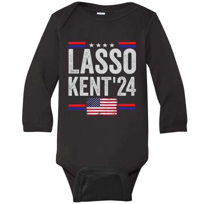 Lasso Kent 24 Funny Sports Baby Long Sleeve Bodysuit