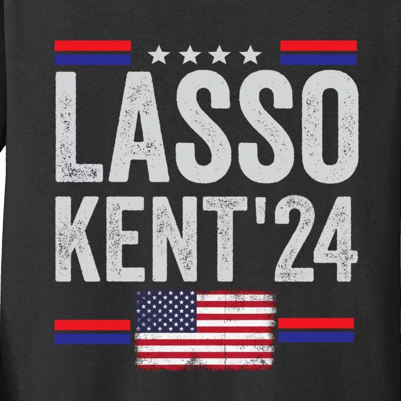 Lasso Kent 24 Funny Sports Kids Long Sleeve Shirt