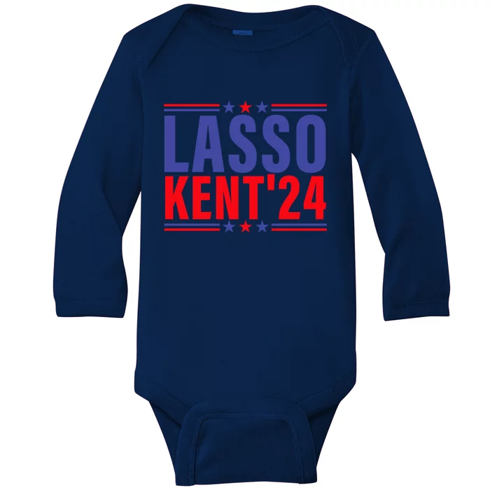 Lasso Kent 24 Funny Sports Baby Long Sleeve Bodysuit