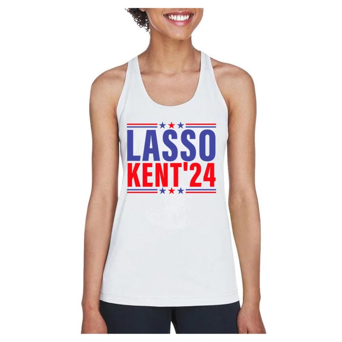 Lasso Kent 24 Funny Sports Women's Racerback Tank