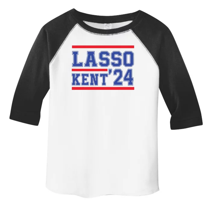 Lasso Kent' 2024 Red And Blue American Toddler Fine Jersey T-Shirt