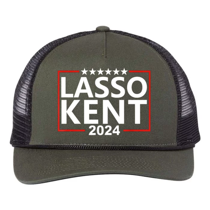 Lasso Kent 24 Funny Sports Retro Rope Trucker Hat Cap