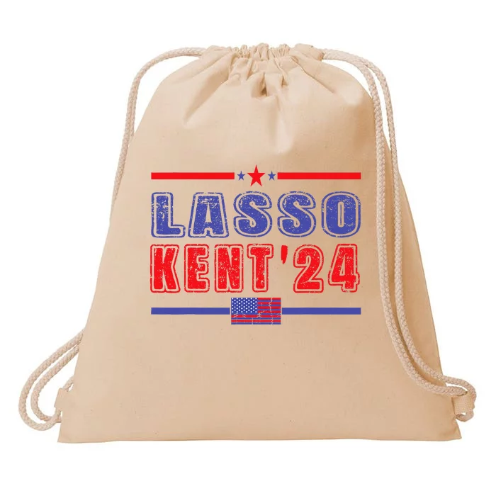 Lasso Kent 24 Funny Usa Flag Sports 4th Of July Drawstring Bag