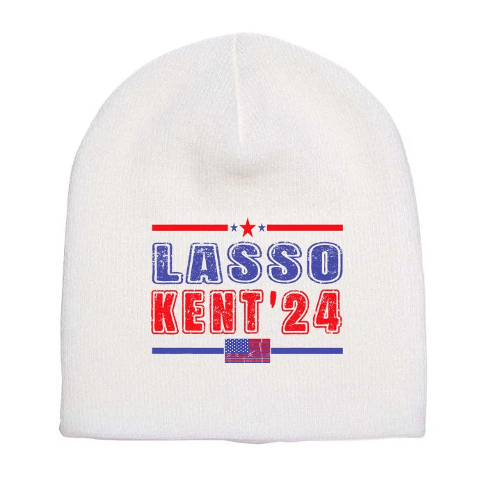 Lasso Kent 24 Funny Usa Flag Sports 4th Of July Short Acrylic Beanie