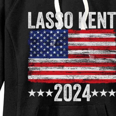 Lasso Kent 24 Funny Sports Women's Fleece Hoodie