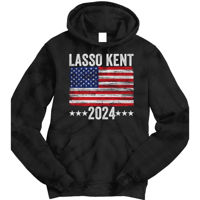 Lasso Kent 24 Funny Sports Tie Dye Hoodie