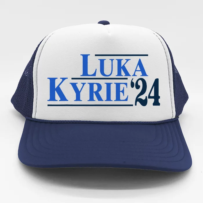 Luka Kyrie 24 For President Kyrie First Name Trucker Hat