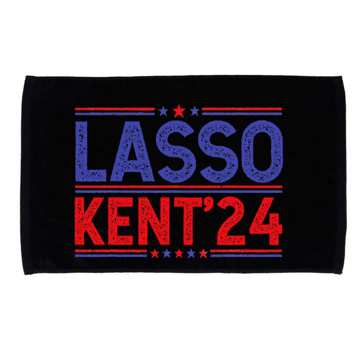 Lasso Kent 24 Funny Usa Flag Sports 4th Of July Election Microfiber Hand Towel