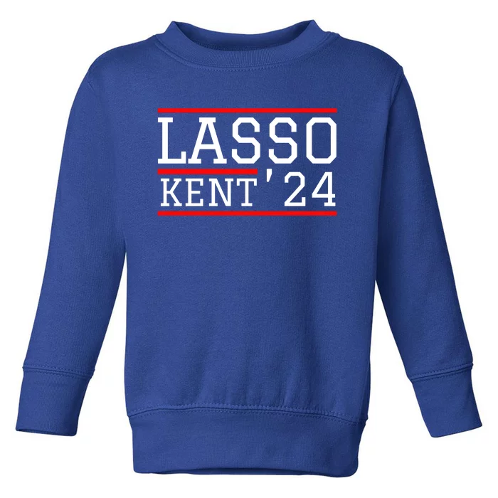 Lasso Kent 2024 Red And Blue American Toddler Sweatshirt