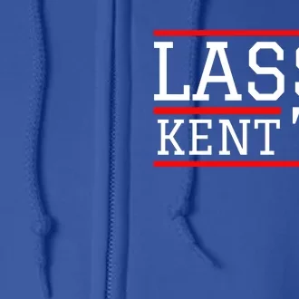 Lasso Kent 2024 Red And Blue American Full Zip Hoodie