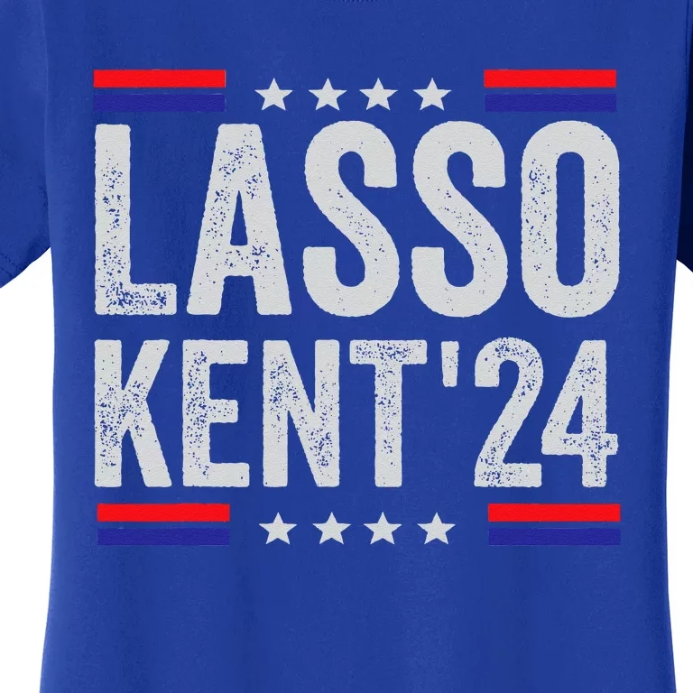 Lasso Kent 24 Funny Usa Sports 4th Of July Funny Women's T-Shirt