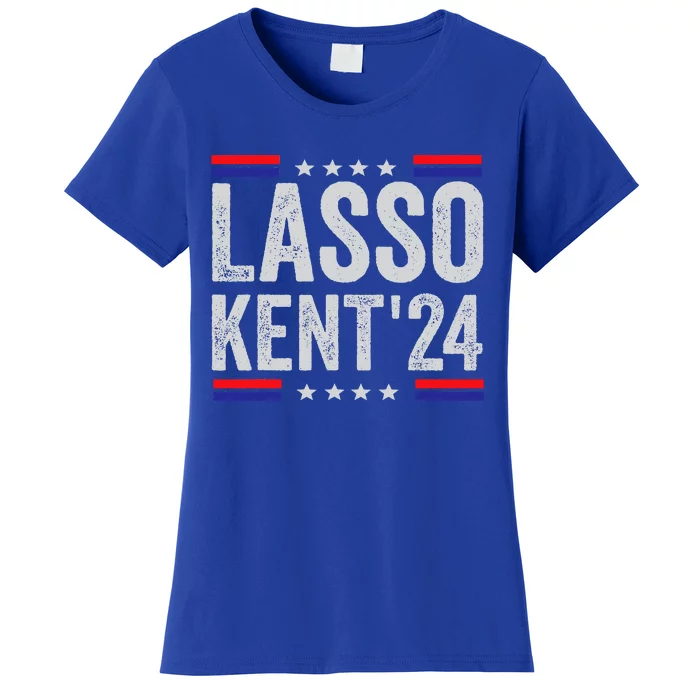 Lasso Kent 24 Funny Usa Sports 4th Of July Funny Women's T-Shirt