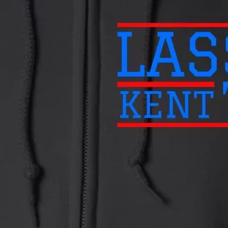 Lasso Kent 2024 Red And Blue American Full Zip Hoodie