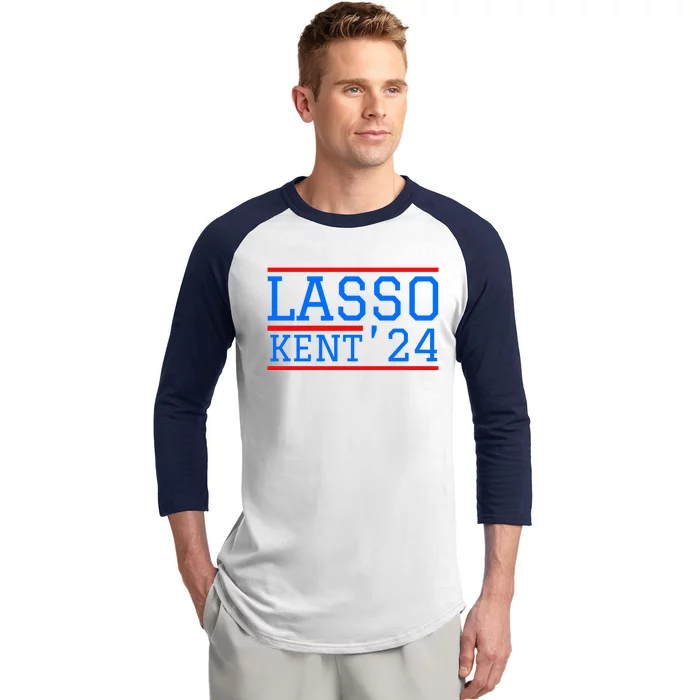 Lasso Kent 2024 Red And Blue American Baseball Sleeve Shirt