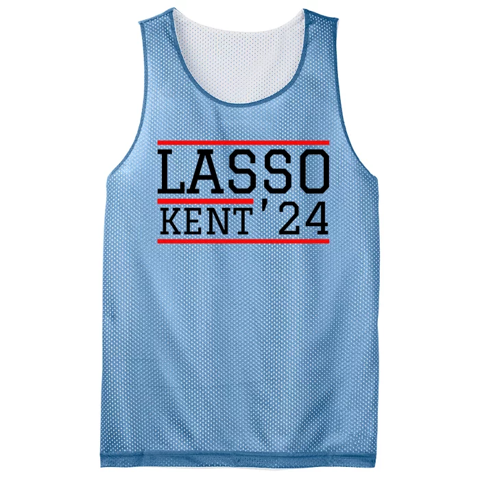 Lasso Kent 2024 Red And Blue American Mesh Reversible Basketball Jersey Tank