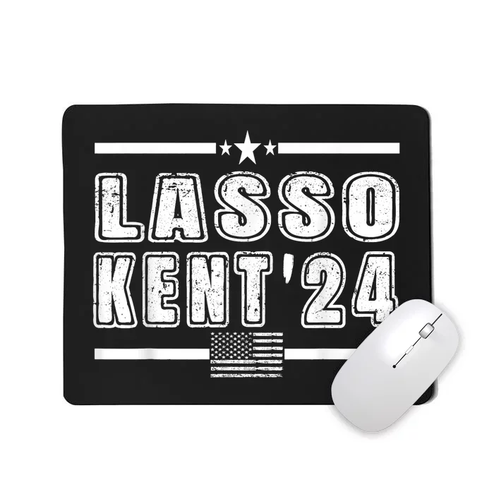 Lasso Kent 24 Funny Usa Flag Sports 4th Of July Mousepad