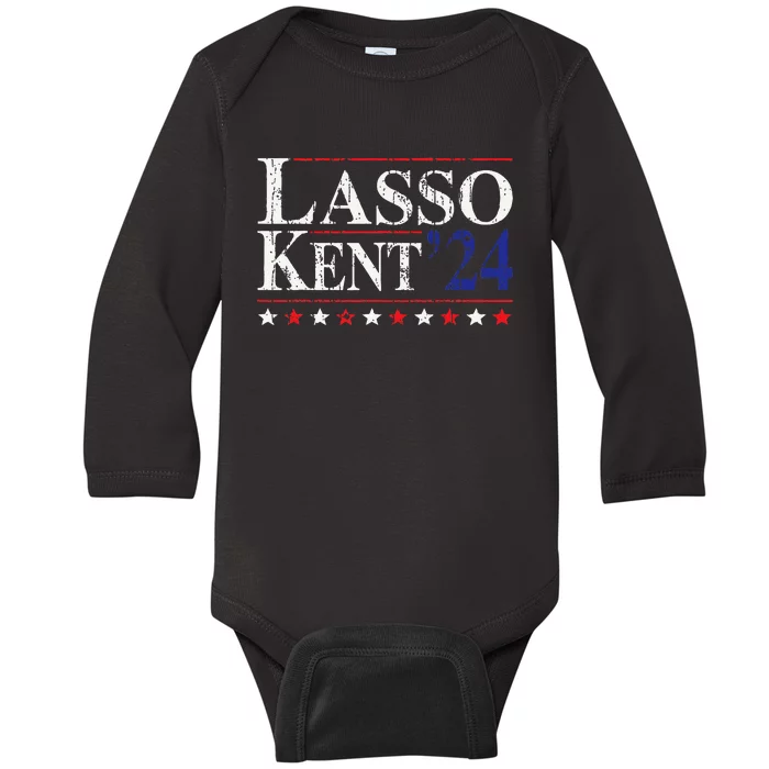 Lasso Kent 24 Funny Sports Baby Long Sleeve Bodysuit