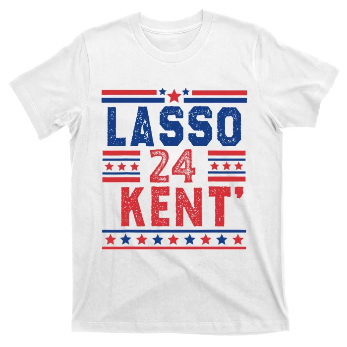 Lasso Kent 24 Funny 4th Of July Usa Flag T-Shirt