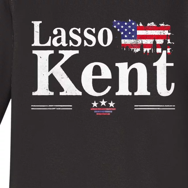 Lasso Kent 24 Funny Sports Baby Long Sleeve Bodysuit