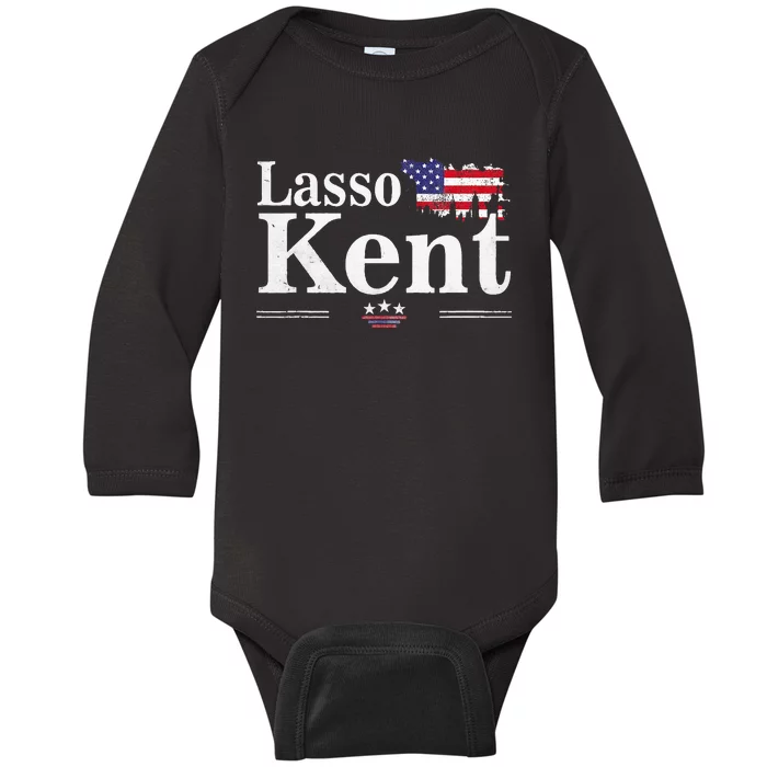 Lasso Kent 24 Funny Sports Baby Long Sleeve Bodysuit