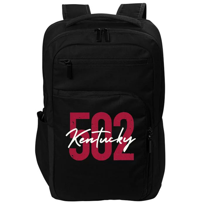 Louisville Kentucky 502 Area Code Impact Tech Backpack