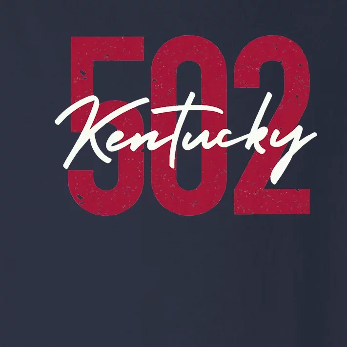 Louisville Kentucky 502 Area Code Toddler Long Sleeve Shirt