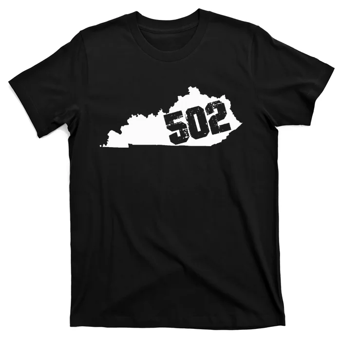 Louisville Kentucky 502 Area Code Number T-Shirt