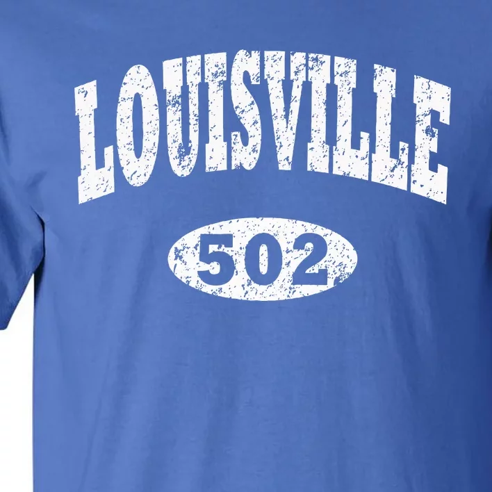 Louisville Kentucky Area Code 502 Tall T-Shirt