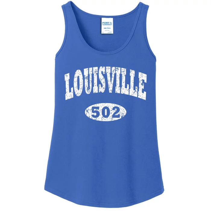 Louisville Kentucky Area Code 502 Ladies Essential Tank