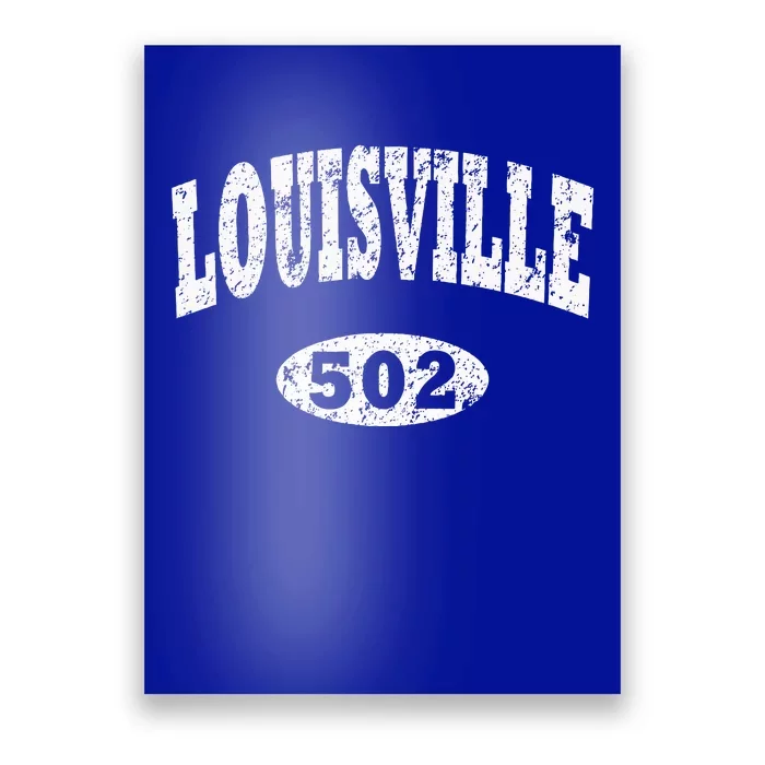 Louisville Kentucky Area Code 502 Poster