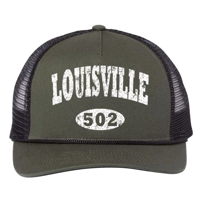 Louisville Kentucky Area Code 502 Retro Rope Trucker Hat Cap