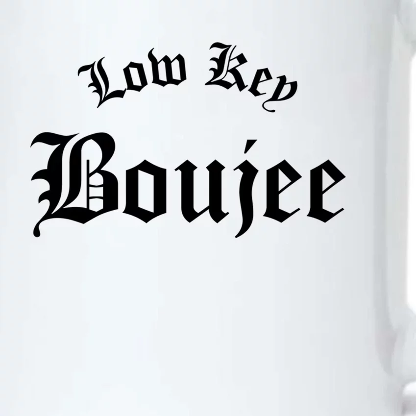 Low Key Boujee Gift Black Color Changing Mug