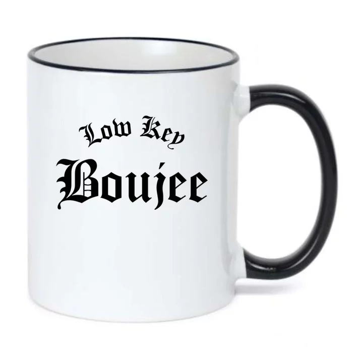 Low Key Boujee Gift Black Color Changing Mug