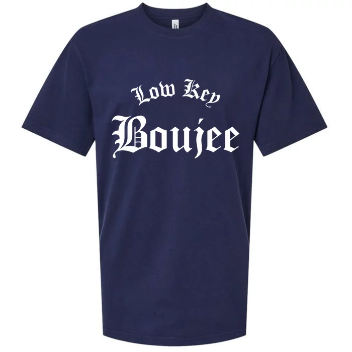 Low Key Boujee Gift Sueded Cloud Jersey T-Shirt