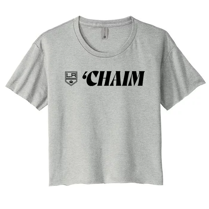 La King Chaim Jewish Heritage Night Women's Crop Top Tee