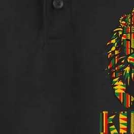 Lion Kente Cloth For King African Lover Dry Zone Grid Performance Polo