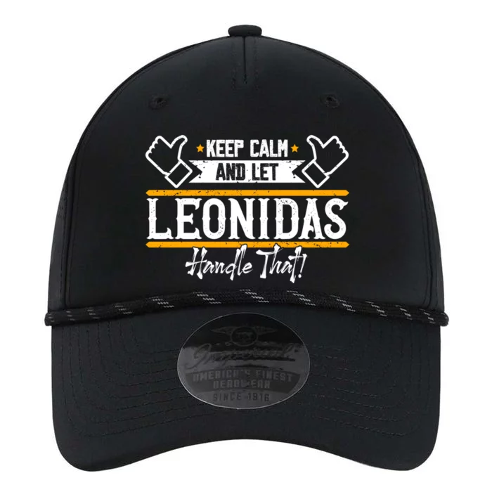 Leonidas Keep Calm And Let Leonidas Handle That Gift Performance The Dyno Cap