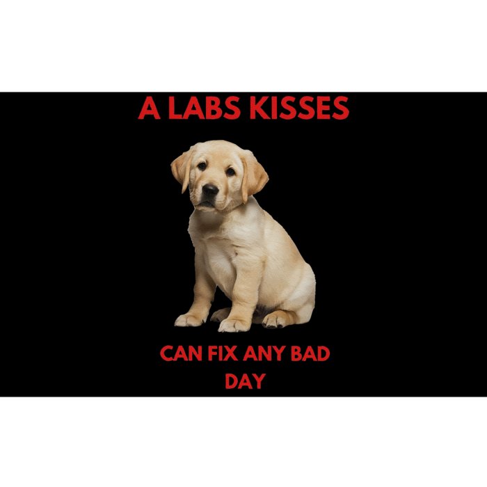 Labs Kisses Can Fix Any Bad Day! Bumper Sticker