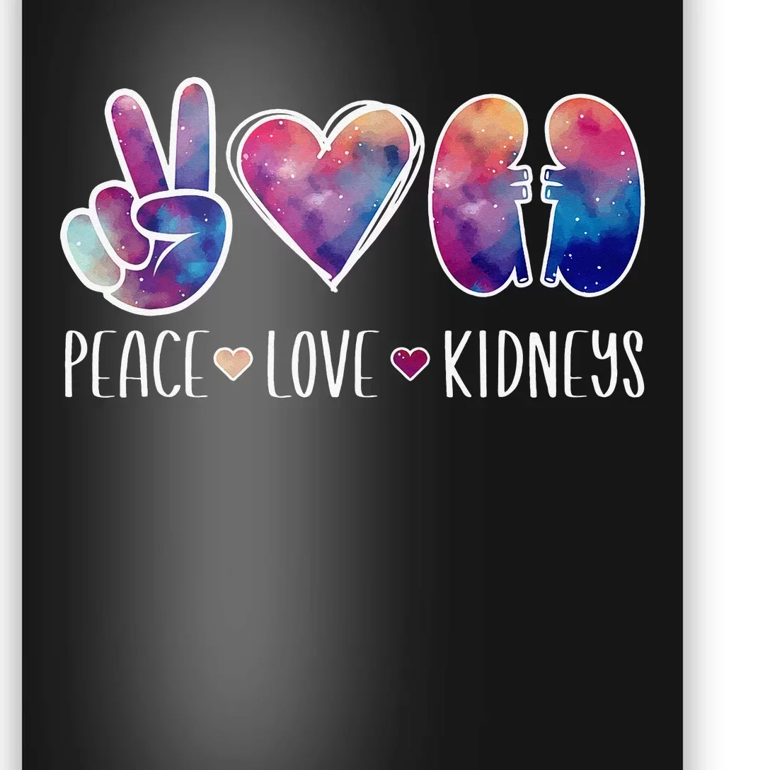 Love Kidneys Dialysis Technician Dialysis Tech Poster