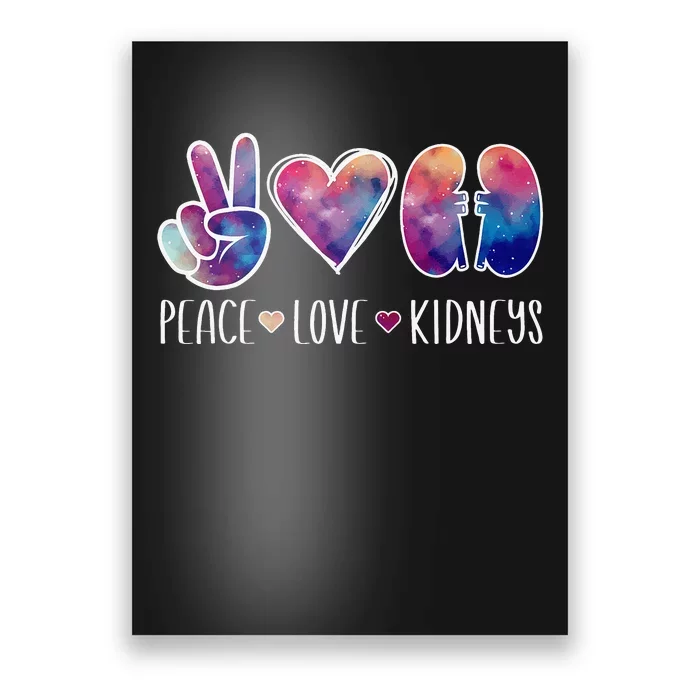 Love Kidneys Dialysis Technician Dialysis Tech Poster