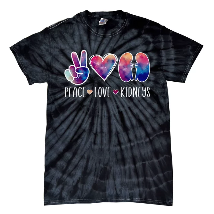 Love Kidneys Dialysis Technician Dialysis Tech Tie-Dye T-Shirt