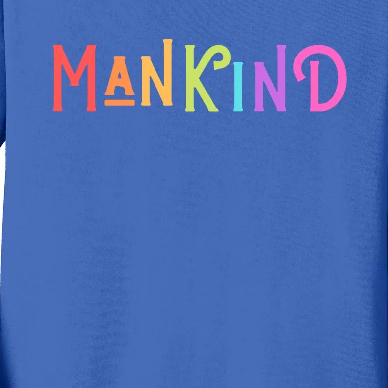 Lgbtq Kind Equality And Hu Rights Design For Kindness Gift Kids Long Sleeve Shirt