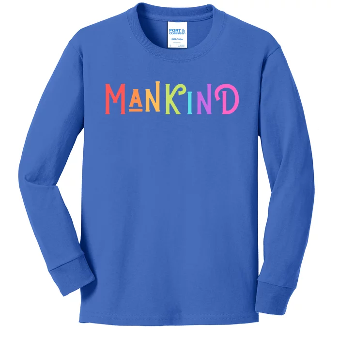 Lgbtq Kind Equality And Hu Rights Design For Kindness Gift Kids Long Sleeve Shirt