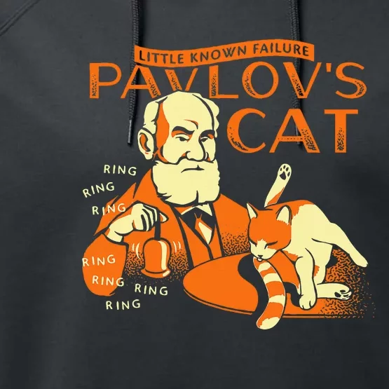 Little Known Failure Pavlovs Cat Performance Fleece Hoodie