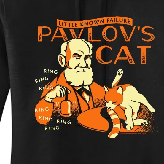 Little Known Failure Pavlovs Cat Women's Pullover Hoodie