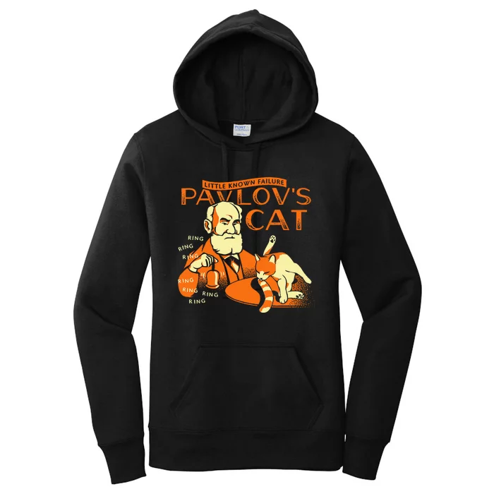 Little Known Failure Pavlovs Cat Women's Pullover Hoodie