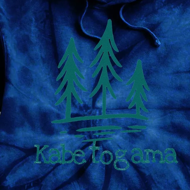 Lake Kabetogama Forest Rustic Camping Woods Trees Campground Tie Dye Hoodie