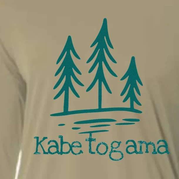 Lake Kabetogama Forest Rustic Camping Woods Trees Campground Cooling Performance Long Sleeve Crew