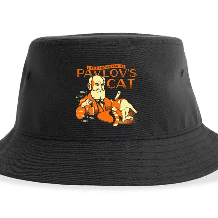 Little Known Failure PavlovS Cat Funny Cat Lover Sustainable Bucket Hat